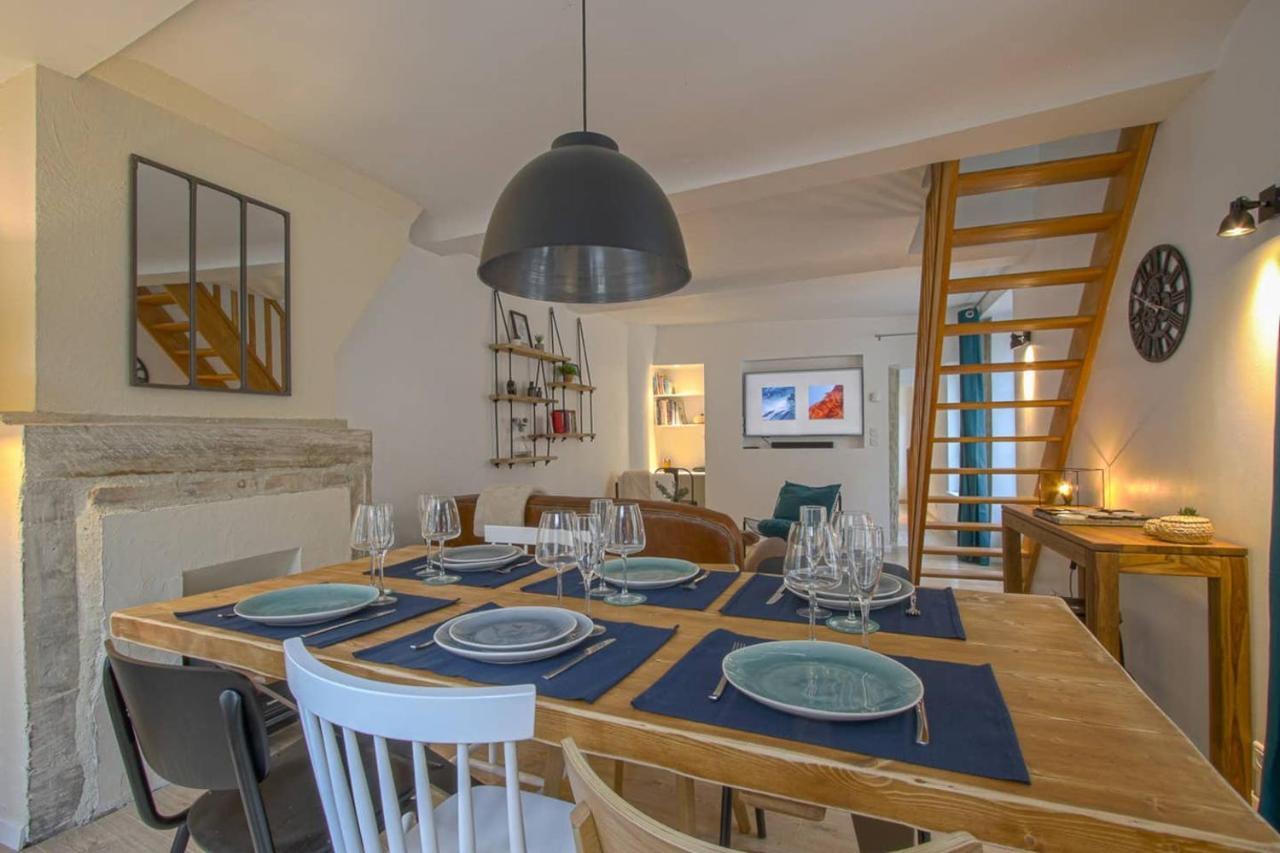 Freedom Grand Triplex Lumineux Decoration Contemporaine - Plein Centre Historique Bayeux - Parking Gratuit A Proximite Proche Commerces Restaurants - Plages Du Debarquement Exterior foto