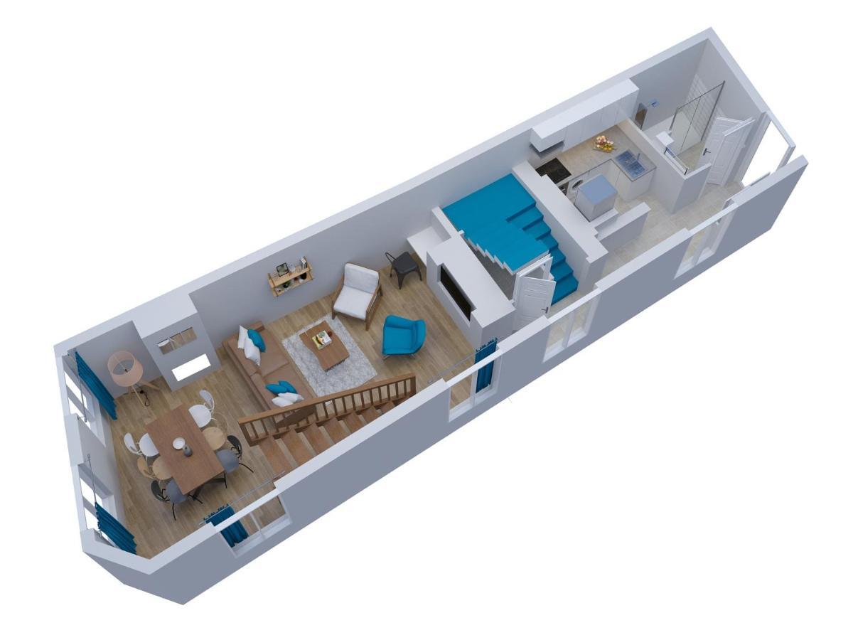 Freedom Grand Triplex Lumineux Decoration Contemporaine - Plein Centre Historique Bayeux - Parking Gratuit A Proximite Proche Commerces Restaurants - Plages Du Debarquement Exterior foto